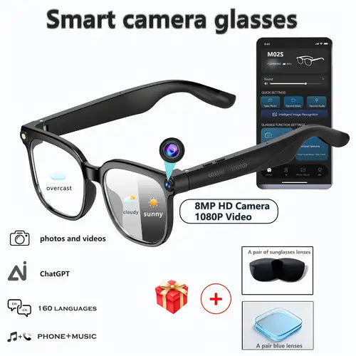 Wireless XG88 Pro Smart Camera & Bluetooth headset glasses